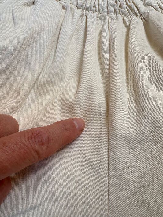 Cotton Barrel Leg Trousers - Faulty