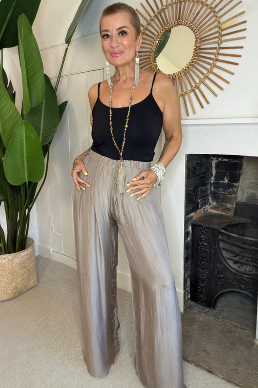 Nia Silk Mix Trousers Faulty