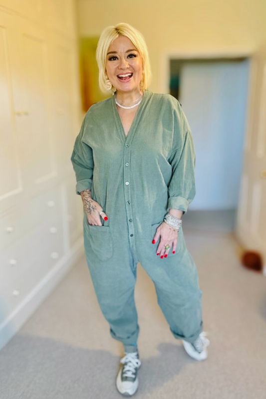 Brittany Needlecord Boiler Suit