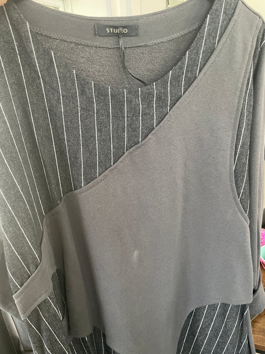 Cassia Pinstripe Dress